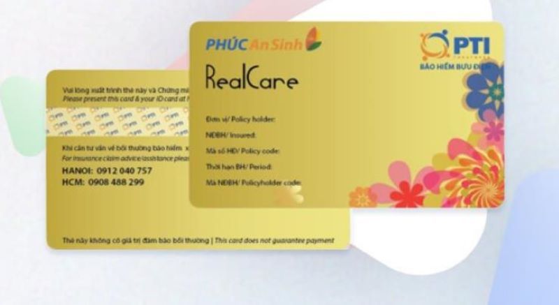 thẻ bảo hiểm sức khỏe PTI